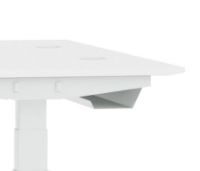 Billede af Montana HiLow 3 Hæve-sænkebord 120x70 cm inkl. 2 kabelgennemføringer og 1 kabelbakke - 38 Snow