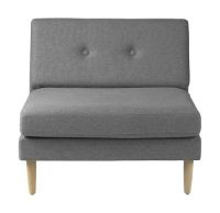 Billede af FDB Møbler L42 Firhøj Midter Sofamodul B: 90 cm - Grå

