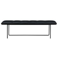 Billede af Wendelbo Tip Toe Bench Large L: 155 cm - Black Powder Coated Steel/Parma Col. Black