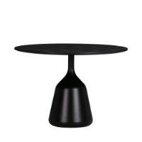 Billede af Wendelbo Coin Side Table Low Ø: 58 cm - Black Stained Oak