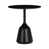 Billede af Wendelbo Coin Side Table High Ø: 45 cm - Black Stained Oak