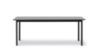 Billede af Fredericia Furniture 6631 Plan Bord 200x100 cm - Sort/Sort 