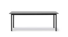 Billede af Fredericia Furniture 6631 Plan Bord 200x100 cm - Sort/Sort 