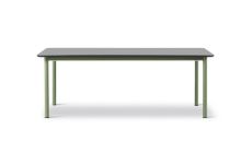 Billede af Fredericia Furniture 6631 Plan Bord 200x100 cm - Sort/Modernist Green 