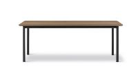 Billede af Fredericia Furniture 6631 Plan Bord 200x100 cm - Røget Eg/Sort 