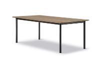 Billede af Fredericia Furniture 6631 Plan Bord 200x100 cm - Røget Eg/Sort 