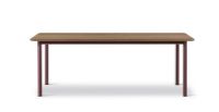Billede af Fredericia Furniture 6631 Plan Bord 200x100 cm - Røget Eg/Bordeaux 