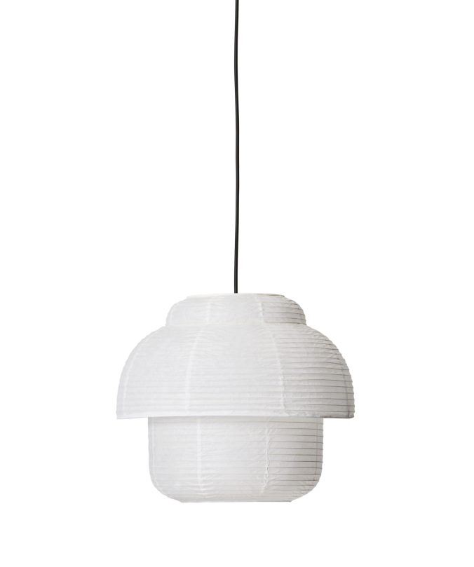 Billede af Made By Hand Papier Double Pendant Small Ø: 40 cm - White