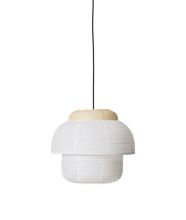 Billede af Made By Hand Papier Double Pendant Small Ø: 40 cm - Soft Yellow