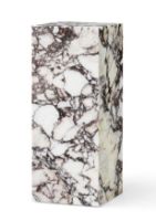 Billede af Audo Copenhagen Plinth Pedestal H: 75 cm - Rose Marble Calacatta Viola