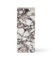 Billede af Audo Copenhagen Plinth Pedestal H: 75 cm - Rose Marble Calacatta Viola