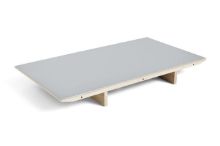 Billede af HAY CPH30 Extendable Leaf 50x80 cm - Lacquered Oak/Grey Linoleum