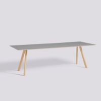 Billede af HAY CPH30 Extendable Leaf 50x80 cm - Lacquered Oak/Grey Linoleum