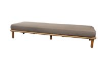 Billede af Cane-line Outdoor Arch 3 pers. Sofa Modul B: 223 cm - Natural/Grå