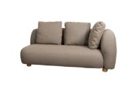 Billede af Cane-line Outdoor Capture 2 Pers. Venstre Sofa Modul inkl. AirTouch Hynder B: 170 cm - Taupe
