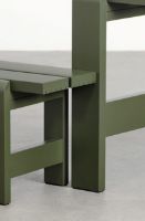 Billede af HAY Weekday Bench B: 111 cm - Olive 