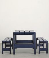 Billede af HAY Weekday Bench B: 111 cm - Steel Blue