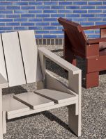 Billede af HAY Crate Lounge Chair SH: 32 cm - London Fog OUTLET