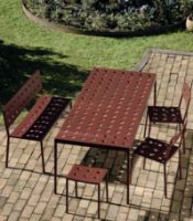 Billede af HAY Balcony Dining Chair SH: 46 cm - Iron Red