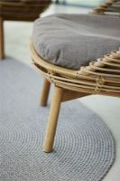 Billede af Cane-line Outdoor Hive Loungestol inkl. Hynder - Natural Teak/Taupe