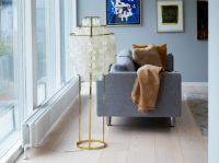 Billede af Verpan Fun 1 STM Gulvlampe H: 120 cm - Messing/Pearl