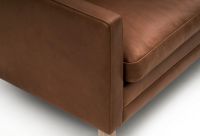 Billede af Mogens Hansen MH2615 2,5 Pers. Sofa L: 180 cm - Frej 06 Læder/Natur Eg