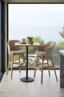 Billede af Cane-line Outdoor Choice Barstol H: 117 - Teak/Black