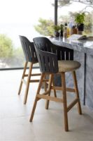 Billede af Cane-line Outdoor Choice Counter Barstol H: 107 - Teak/Taupe
