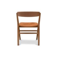 Billede af Sibast Furniture No 9 Dining Chair SH: 45 - Oiled Oak/Aniline Leather Silk Cognac 0250 - 250