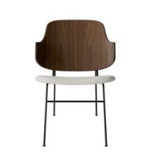 Billede af Audo Copenhagen The Penguin Lounge Chair  SH: 42 cm - Walnut/Hallingdal Grey