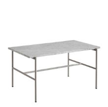 Billede af HAY Rebar Coffee Table L: 80 x B: 49 x H: 40,5 cm - Fossil Grey Marble