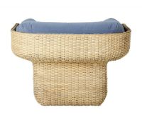 Billede af GUBI Basket Lounge Chair SH: 43 cm - Rattan/Sunday 002
