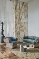 Billede af GUBI Basket Lounge Chair SH: 43 cm - Rattan/Sunday 002