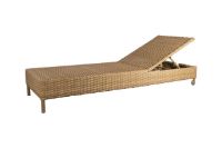 Billede af Cane-line Outdoor Rest Solvogn Single L: 197 cm - Natural Weave 