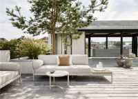 Billede af Vipp 720 Outdoor Open-Air Sofa Open End Right L: 246 cm - Beige