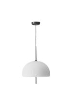 Billede af Vipp 595 Sculpture Pendant Ø: 36 cm - White/Aluminium