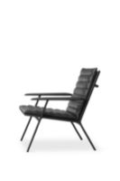Billede af Vipp 456 Lounge Chair H: 75 cm - Black Leather