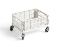 Billede af HAY Colour Crate Wheels Set of 4 Medium - Grey 