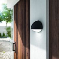 Billede af PHILIPS Dust Væglampe H: 12 cm - Antracitgrå/Aluminium