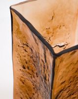 Billede af House Doctor Square Vase H: 30 cm - Amber