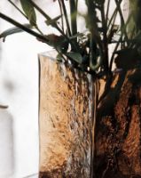 Billede af House Doctor Square Vase H: 30 cm - Amber