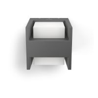 Billede af PHILIPS Arbour Væglampe H: 13 cm - Antracitgrå/Aluminium