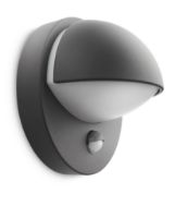 Billede af PHILIPS June Væglampe H: 19,5 cm - Antracitgrå/Aluminium