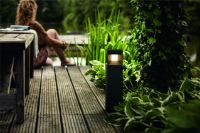 Billede af PHILIPS Parterre Søjlelampe H: 40 cm - Sort/Aluminium