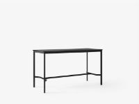 Billede af &Tradition Drip Bar Table HW64 190x80 cm - Black/Black Fenix Nano Laminate 0720
