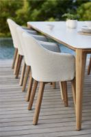 Billede af Cane-line Outdoor Choice Stol H: 87 - Teak/White