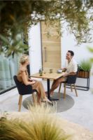 Billede af Cane-line Outdoor Choice Stol H: 87 - Teak/Dark Green