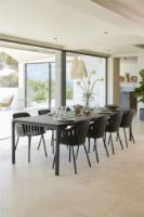 Billede af Cane-line Outdoor Choice Stol H: 87 cm - 4 Legs Black Steel/White