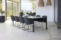 Billede af Cane-line Outdoor Choice Stol H: 87 cm - Black Sled Steel/White