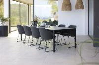 Billede af Cane-line Outdoor Choice Stol H: 87 cm - Black Sled Steel/Taupe